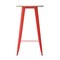 Flash Furniture 23.75 RD Bar Top Table Brown Poly Top/Red Frame JJ-T14623H-60-BRRD-GG - alternate 4